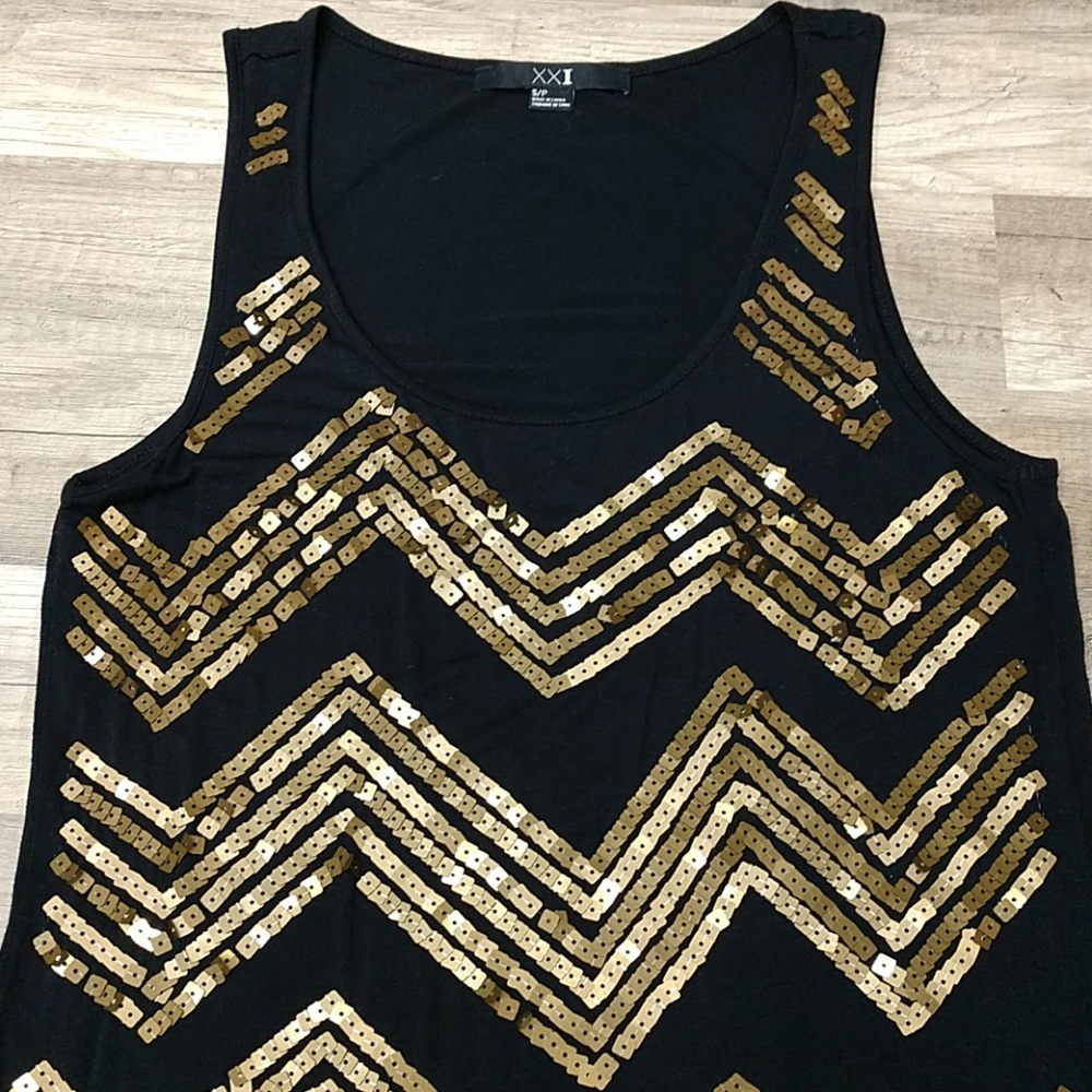Forever 21 Sequin Tank Top - Picture 5 of 8
